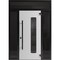 Vdomdoors Front Exterior Aluminum Door Ronex0511 Bronze Oak Prehung Entry Steel Metal Modern Painted RONEX0511EXD-BRW-W16+36+16xH80+16-RH-I - alternate 1