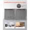 Vevor Metal Wall Cabinet 30 inch Wall Mounted Cabinet with Adjustable Shelf WC3030 - alternate 5