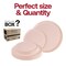 Smarty Had A Party Pink Flat Round Disposable Plastic Dinnerware Value Set, 240PK 830-P-VP-CASE - alternate 3