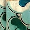 Homeroots 6" x 6" Blue And Green Vinyl Arabesque Peel And Stick Removable Tiles 572061 - alternate 4
