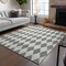 Homeroots 9' X 12' Gray And Ivory Geometric Washable Indoor Outdoor Area Rug 577047 - alternate 3