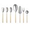 Mepra Fantasia Pewter Serving Set - 7 Pieces - Sesame 10D62207P - alternate 1