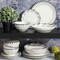 Gibson Home Aracama 16 Piece Double Bowl Decorated Dinnerware Set 136593.16 - alternate 2