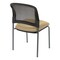 Office Star Products ProGrid Titanium & Black Visitors Chair, Straight Legs, Dillon Brown 86724R-R104 - alternate 2