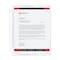 C-Line Products 8-1/2" x 11" Clear High Capacity Heavyweight Poly Sheet Protectors, 25/BX 62020 - alternate 3