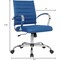 Leisuremod Benmar Modern Mesh Office Chair with Ergonomic Swivel Task Chair & Arms BO19BUM - alternate 4