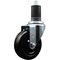 Service Caster 4'' Soft Rubber Wheel Swivel 1-5/8'' Expanding Stem Caster SCC-EX20S414-SRS-158 - alternate 1