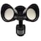 Bulbrite Motion Sensor / Dusk-To-Dawn Wired Outdoor 2-Head LED Security Flood Light, Black 773703 - alternate 1