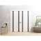Sartodoors Sliding Closet Double Bi-fold Doors 96 x 84 inches, Planum 0333 White Silk with Black Inserts and F PLANUM0333DBF-WS-9684 - alternate 1