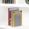 Acrimet Steel Metal Bookends for Shelves, Heavy Duty, for Large books, Silver, 2PK 292.1 - alternate 3