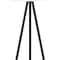 Homeroots 63" Black LED Light Changing Floor Lamp With Cream Fabric Drum Shade 545937 - alternate 2