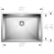 Blanco Precision 16 R0 Medium Bowl 515819 - alternate 3