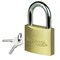 Newhouse Hardware Heavy-Duty Brass Padlock, 2 Keys, Solid Keyed Padlock NHH-KYLK-BRS - alternate 3