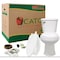 Cato Ceramica Cato Toilet, Elongated Bowl, 1.6 gpf Flush, White, ADA Compliant J6052013120 - alternate 2