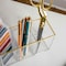 Martha Stewart Kerry Plastic 4 Compartment Pen Holder Office Desktop Organizer with Gold Trim BE-PB7357-G-CLRGLD-MS - alternate 4