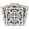 Homeroots 12" X 12" Wood Brown and White Mosaic Peel and Stick Removable Tiles 556429 - alternate 4