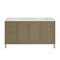 James Martin Vanities Chicago 60'' D Vanity, Walnut Whisper, w/ Ethereal Noctis Silestone Top w/FreePower Wireless Charger 503-V60D-WLW-FENC - alternate 3