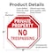 Signmission Private Property No Trespassing, 6 inch X 6 inch, Plastic Sign, 2PK OC-P-2PACK-6-160 - alternate 4