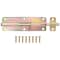Prosource Barrel Bolt, 0.31 Dia in Bolt Head, 6 in L Bolt, Steel, Satin Brass Tone 20474CZB-PS - alternate 1