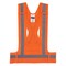 Ergodyne S/M Orange Class 1 Breakaway Hi-Vis Safety Vest 8142BA - alternate 1