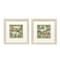 Homeroots Set Of Two Jungle Hangout Distressed White Framed Wall Art, 2PK 653058 - alternate 1