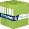 Davis Group Premium Economy, Angle D Ring, Binder, (Lime Green, 1"), PK6 2301-24-06 - alternate 1