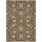 Homeroots 3' X 5' Chocolate Ivory And Gray Moroccan Washable Indoor Outdoor Area Rug 605151 - alternate 3