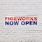 Signmission Fireworks Now Open, 36 Inch x 96 Inch, Vinyl Banner B-96-30630 - alternate 2
