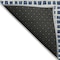 Homeroots 5' X 8' Navy Blue And Ivory Geometric Washable Indoor Outdoor Area Rug 583307 - alternate 3