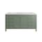 James Martin Vanities Chicago 60 in. Double Vanity, Smokey Celadon, w/ 3 CM Eternal Jasmine Pearl Silestone Top 503-V60D-SC-3EJP - alternate 3