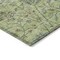 Homeroots 9' X 12' Mint Green Brown And Gray Floral Washable Indoor Outdoor Area Rug 603477 - alternate 2