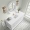 James Martin Vanities 60 in. Single Vanity, Bright White, w/Single Hole 3 CM White Zeus Quartz Top & Backsplash 330-V60S-BW-1WZ - alternate 3