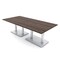 Skutchi Designs Rectangle Conference Table With Power Unit, 48 in W, 96 in L, Brown HAR-REC-48X96-DOU-H3041-NA - alternate 1
