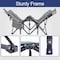 Yssoa Camping Cot with Mattress, Foldable Cot for Outdoor with Portable Bag, Camping Bed Lightweigh FNCOTXCAMP7202B - alternate 4