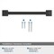 Amerock Ville 6-5/16 in 160 mm Center-to-Center Matte Black Cabinet Pull BP36777FB - alternate 3