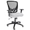 We'Re It We're it, Zapp Series Black Mesh Back Adjustable Task Chair with Grey Fabric Seat and Black Frame OFD500F-GRY - alternate 1