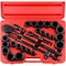 Neiko 3/4'' Dr. Impact Socket Set, SAE and Metric, Shallow 02499A - alternate 1