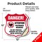 Signmission Pacemaker Wearers Shield Sign Danger! At, 12 inch X 12 inch, Vinyl Decal, 2PK SHI-D-2PACK-12-428 - alternate 2