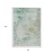 Homeroots 8' X 10' Beige Teal Blue And Ivory Abstract Washable Indoor Outdoor Area Rug 630810 - alternate 3