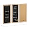 Martha Stewart Everette 18in. x 24in. Cork Board, Chlk Board, Lttr Board Set w/Psh Pns, Mgnts, Liqd Chalk, Letters BR-DK20221011-1-LN-MS - alternate 3