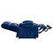 Homeroots 38" Blue Tufted Velvet Heated Massage Lift Assist Recliner With USB 718903 - alternate 3