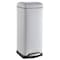 Happimess Betty Retro 8-Gallon Step-Open Trash Can, Gloss Gray HPM1007C - alternate 1