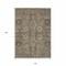 Homeroots 10' X 14' Brown Gray And Charcoal Oriental Washable Indoor Outdoor Area Rug 582061 - alternate 3