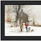 Homeroots In the Meadow 4 Black Framed Print Wall Art 415989 - alternate 2