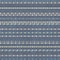 Homeroots 5' X 8' Navy Blue And Mint Green Striped Washable Indoor Outdoor Area Rug 610547 - alternate 3