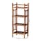 Bali & Pari Basile Marbled Tortoise Natural Rattan Display Shelf 268-14754-ZORO - alternate 5