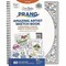 Pacon Amazing Artist Sketch Book, 80 Pages, Black, White Cover, Perforated, Acid-free P4820 - alternate 3