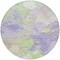 Homeroots 8' Lavender Mint Green And Beige Round Abstract Washable Indoor Outdoor Area Rug 618546 - alternate 3
