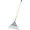 Best Garden 22'' Steel Leaf Rake with 48'' Wood Handle, 22-Tine EMX-22-DIB - alternate 2