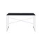 Homeroots 47" Black and Silver Writing Desk 491496 - alternate 1